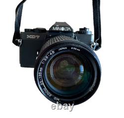 Minolta XD7 35mm Film SLR Camera With MD Zoom 35-135mm f/3.5-4.5 Lens 1977
