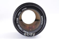 Minolta XD Black 35mm SLR Film Camera MD 135mm F/3.5 Lens Exc+5 From Japan #9929