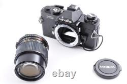 Minolta XD Black 35mm SLR Film Camera MD 135mm F/3.5 Lens Exc+5 From Japan #9929