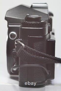 Minolta XD-S Black 35mm SLR Film Camera Data Back D MC Rokkor-PF 50mm F1.7 Lens