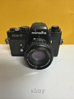 Minolta XE-7 SLR Film Camera with MC Rokkor-X PF 50mm 1.7 Lens