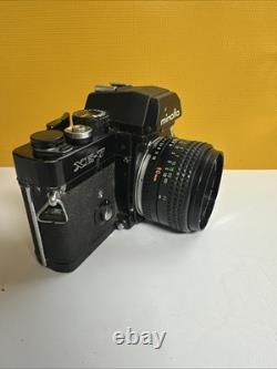 Minolta XE-7 SLR Film Camera with MC Rokkor-X PF 50mm 1.7 Lens