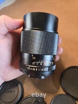 Minolta XG7 SLR Film Camera With 4 Lenses, UN TESTED, READ DESCRIPTION
