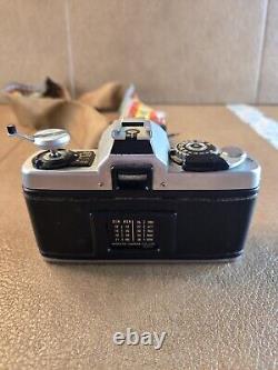 Minolta XG7 SLR Film Camera With 4 Lenses, UN TESTED, READ DESCRIPTION