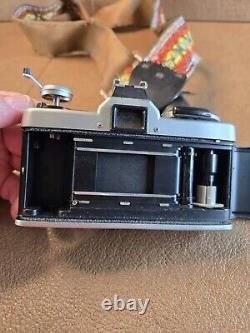 Minolta XG7 SLR Film Camera With 4 Lenses, UN TESTED, READ DESCRIPTION