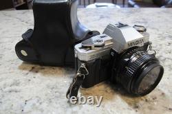 Minolta X-370 35mm Film SLR Camera Kit with 50mm OEM Lens, Tested and Working