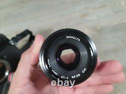 Minolta X-570 Black SLR Film Camera with 50mm f1.7 Lens -Clean- #1