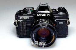 Minolta X-700 35mm Camera with MD 50mm 1.7 Lens Perfect for Photography Students