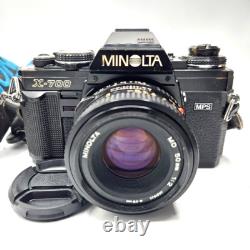 Minolta X-700 35mm Film SLR Camera Kit with 50mm Lens, Tested and Working