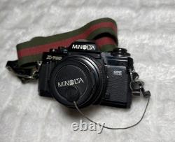Minolta X-700 35mm SLR Film Camera + MD 50mm F1.7 lens GREAT CONDITION With Strap