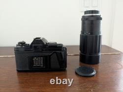 Minolta X-700 35mm SLR Film Camera with 35mm & 200mm Lens- TESTED
