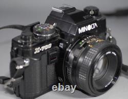 Minolta X-700 35mm film camera with 50mm f1.7 MD lens X700 Nice Ex++