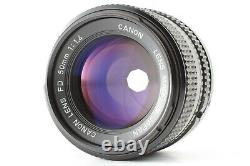 Mint Canon AE-1 Program 35mm Film Camera + NFD 50mm f1.4 Lens From JAPAN 832
