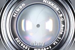 Mint? Nikon F Eye Level Film Camera Body Nikkor S. C 50mm f1.4 Lens From JAPAN