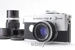 Mint Olympus Pen FT 35mm SLR Film Camera 38mm F1.8 100mm F3.5 Lens From JAPAN