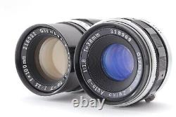 Mint Olympus Pen FT 35mm SLR Film Camera 38mm F1.8 100mm F3.5 Lens From JAPAN