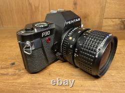 Mint Pentax P30 Film Camera SMC A Zoom 35-70mm F/4 Standard Lens From Japan