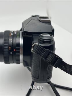 Mint -YASHICA FX-3 super 2000 35mm Film Camera w Lens Flash TESTED/WORKS