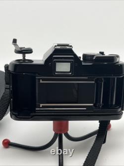 Mint -YASHICA FX-3 super 2000 35mm Film Camera w Lens Flash TESTED/WORKS