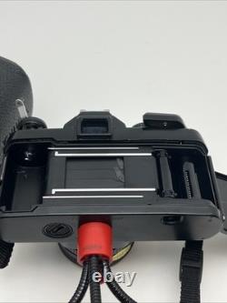 Mint -YASHICA FX-3 super 2000 35mm Film Camera w Lens Flash TESTED/WORKS