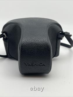 Mint -YASHICA FX-3 super 2000 35mm Film Camera w Lens Flash TESTED/WORKS