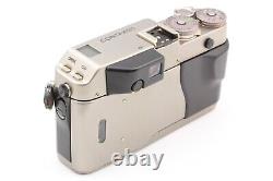 Mint with Hood Contax G1 Silver Film Camera Biogon 28mm F/2.8 Lens JAPAN #1280