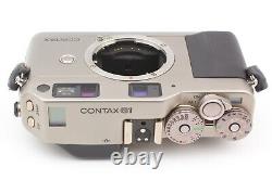 Mint with Hood Contax G1 Silver Film Camera Biogon 28mm F/2.8 Lens JAPAN #1280