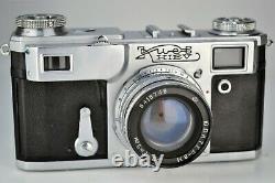 NEAR EXC! SOVIET USSR KIEV-4A rangefinder CAMERA + JUPITER-8m lens, BOXED SET