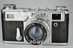 NEAR EXC! SOVIET USSR KIEV-4A rangefinder CAMERA + JUPITER-8m lens, BOXED SET