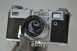 NEAR EXC! SOVIET USSR KIEV-4A rangefinder CAMERA + JUPITER-8m lens, BOXED SET