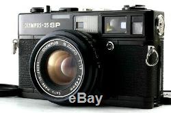 NEAR MINTOLYMPUS 35 SP Black Rangefinder Film Camera With G. Zuiko 42mm F1.7 Lens