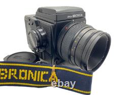 NEAR MINT Bronica GS-1 6x7 Film Camera Waist Level Finder +PG 100mm f3.5 Lens