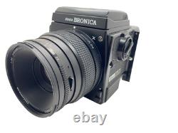 NEAR MINT Bronica GS-1 6x7 Film Camera Waist Level Finder +PG 100mm f3.5 Lens