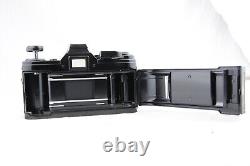 NEAR MINT CANON AE-1 Black 35mm Film Camera NEW FD NFD 50mm f/1.4 Lens JAPAN