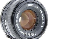 NEAR MINT CANON AE-1 Program 35mm film Camera + NEW FD NFD 50mm f/1.8 Lens