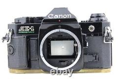 NEAR MINT CANON AE-1 Program 35mm film Camera + NEW FD NFD 50mm f/1.8 Lens