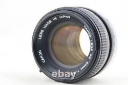 NEAR MINT+ CANON AE-1 Program Black + FD 50mm f/1.4 SLR 35mm Film Camera