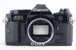 NEAR MINT+ CANON AE-1 Program Black + FD 50mm f/1.4 SLR 35mm Film Camera