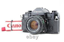NEAR MINT CANON A-1 35mm SLR Film Camera + NFD New FD 50mm f/1.8 Lens JAPAN