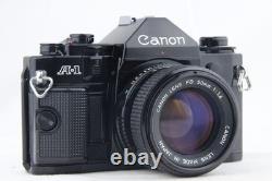 NEAR MINT+ CANON A-1 + NEW FD NFD 50mm f/1.4 SLR 35mm Film Camera from JAPAN