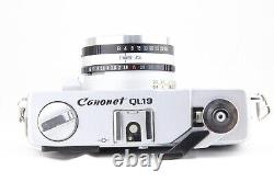 NEAR MINT CANON Canonet QL19 GIII Rangefinder Film Camera 45mm f/1.9 Lens