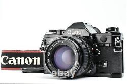 NEAR MINT Canon AE-1 35mm film Camera Black Body NEW FD 50mm f1.4 Lens From JP
