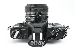 NEAR MINT Canon AE-1 35mm film Camera Black Body NEW FD 50mm f1.4 Lens From JP