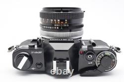 NEAR MINT Canon AE-1 Black 35mm Film Camera FD 50mm F/1.8 S. C Lens Japan
