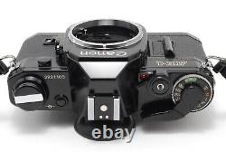 NEAR MINT Canon AE-1 Black 35mm Film Camera NEW FD NFD 50mm f/1.4 Lens JAPAN