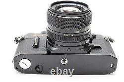 NEAR MINT Canon AE-1 Black 35mm Film Camera New FD 50mm f1.4 Lens From Japan