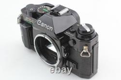 NEAR MINT? Canon AE-1 Program A2 Black SLR New FD NFD 50mm F/1.8 From JAPAN