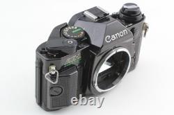 NEAR MINT? Canon AE-1 Program A2 Black SLR New FD NFD 50mm F/1.8 From JAPAN