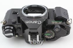 NEAR MINT? Canon AE-1 Program A2 Black SLR New FD NFD 50mm F/1.8 From JAPAN