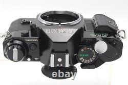 NEAR MINT Canon AE-1 Program Black Film Camera FD 28mm f2.8 Lens From JAPAN